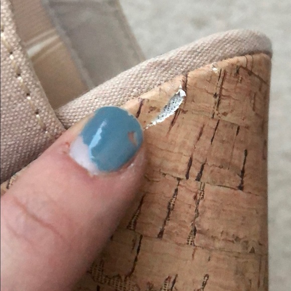 EUC Nude Madden Girl Cork wedges - Picture 6 of 8